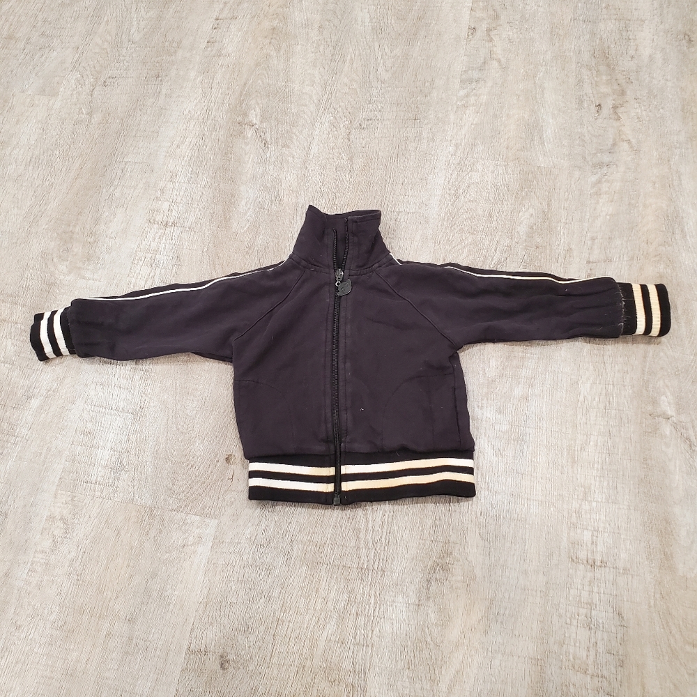 Appaman MINI Black Zip Up Sweatshirt Baby 6-12 Months